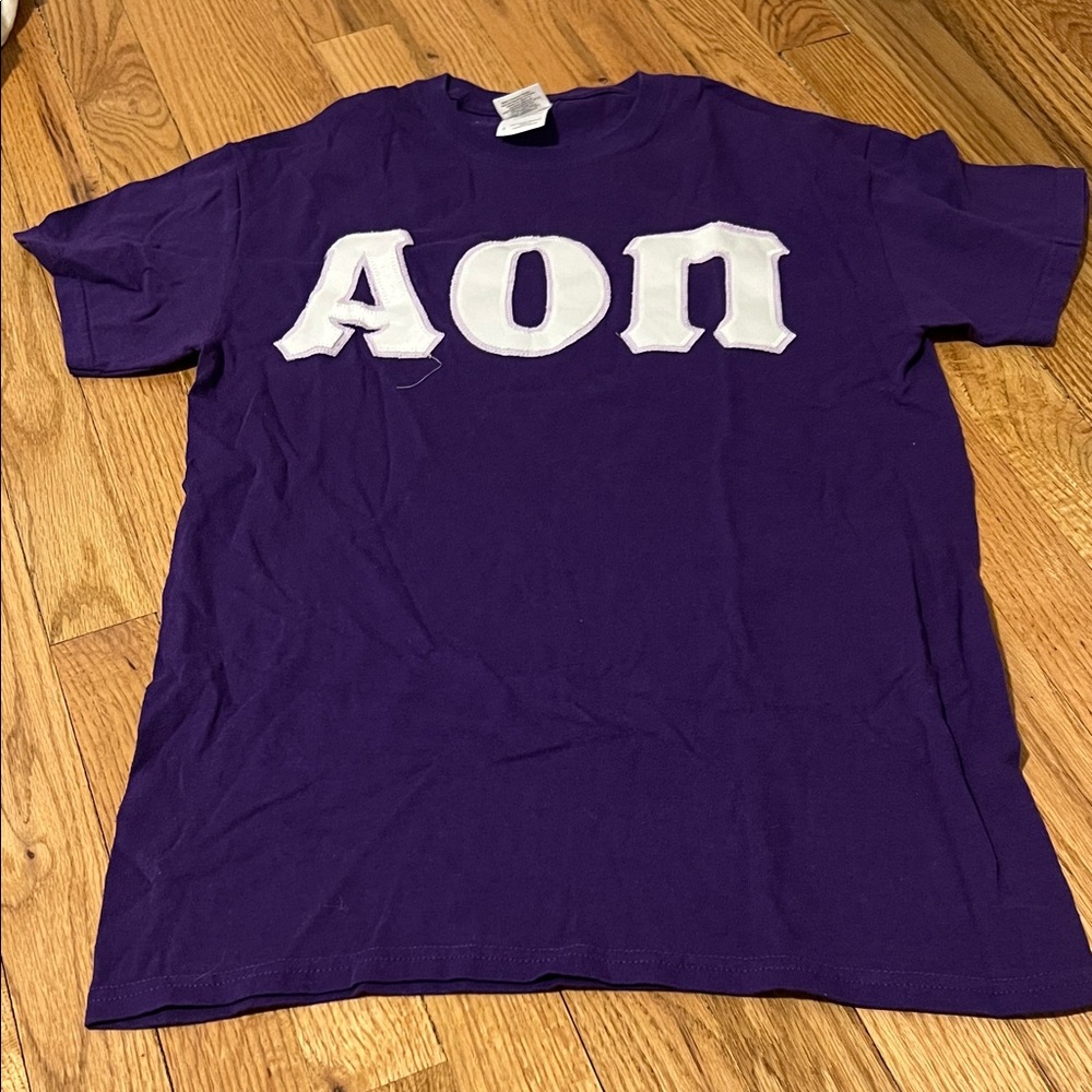 Alpha Omicron Pi Letter Shirt